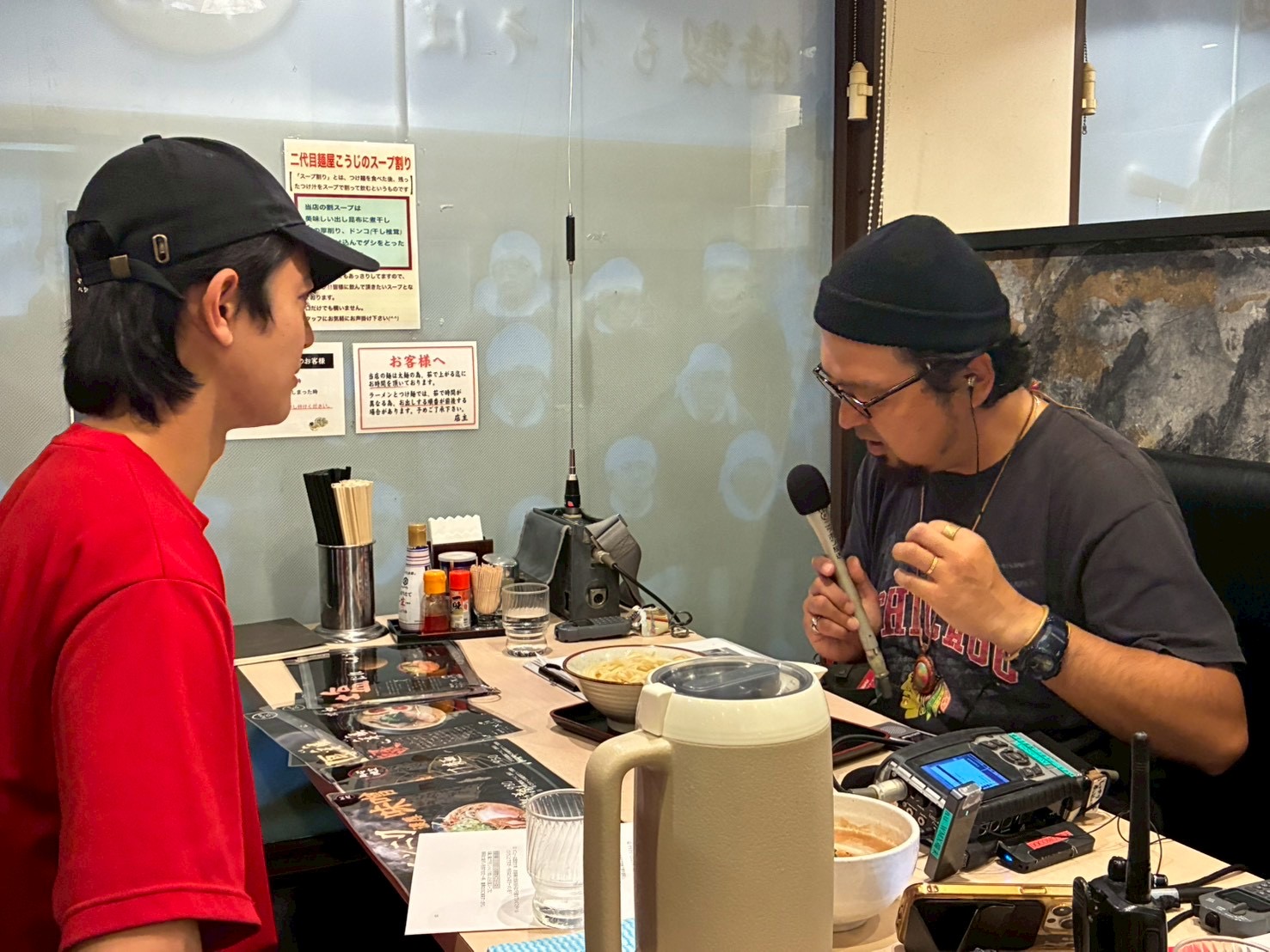 学生ラーメン店の挑戦が全国ラジオで紹介